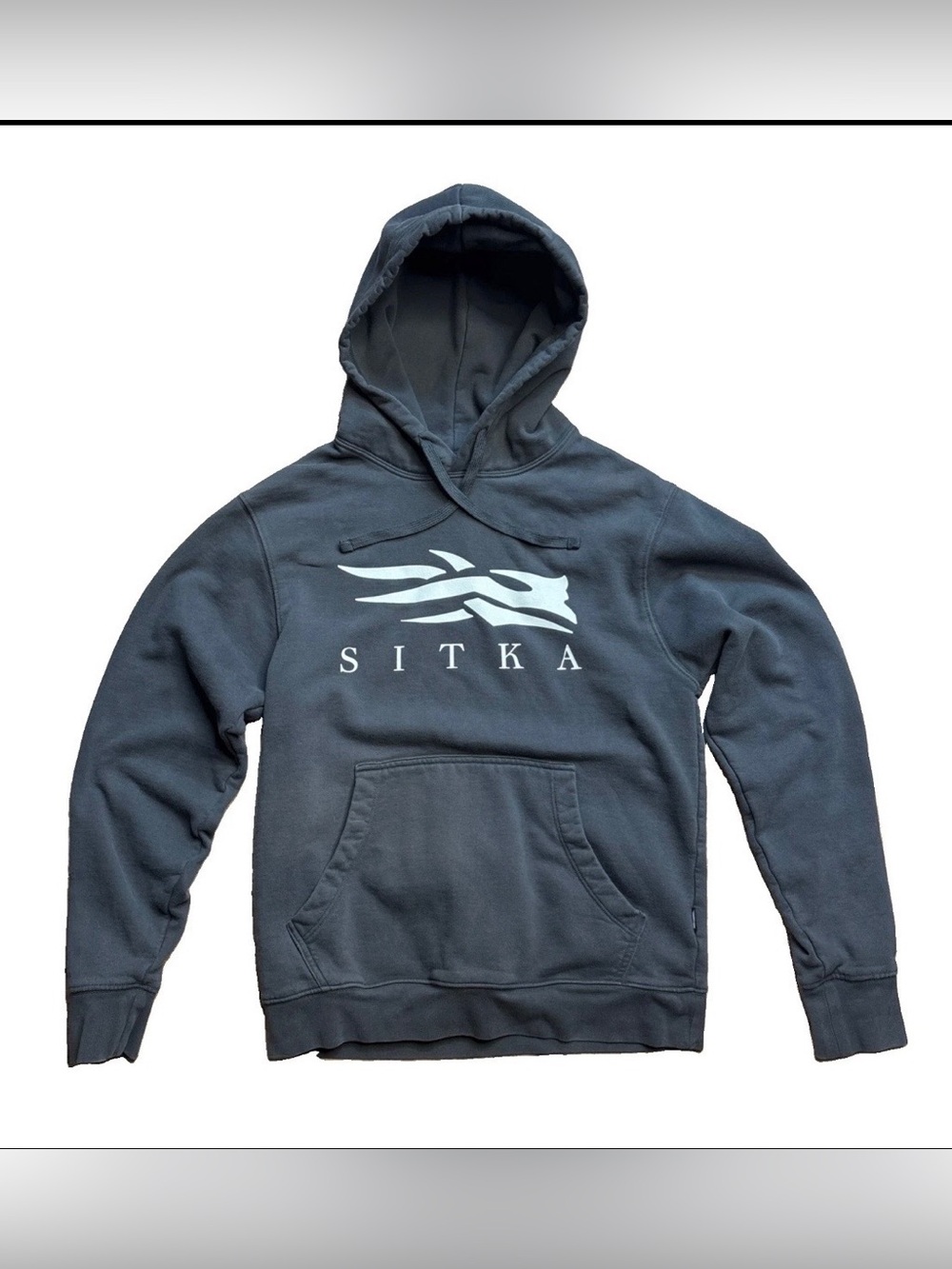 Sitka Icon Hoodie Men's Dark Navy Pullover Hoodie Small